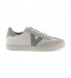 Victoria Sneakers Berlin In Pelle Effetto Bianco