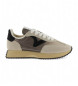 Victoria Cosmos beige leather trainers