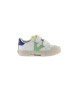Victoria Sneaker Tribu in pelle bianca e verde