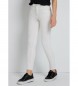 Victorio & Lucchino, V&L Srednje škatlaste hlače - visok pas Skinny white