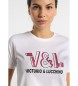 Comprar Victorio & Lucchino, V&L Camiseta Glossy  Tremend Logo | Confort Blanco