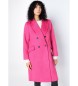 Victorio & Lucchino, V&L Cappotto doppio petto abbottonato rosa