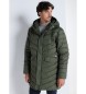 Victorio & Lucchino, V&L Quilted coat with green hood