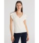 Victorio & Lucchino, V&L T-shirt a maniche corte con dettaglio di bottoni sulle maniche, beige