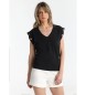 Victorio & Lucchino, V&L T-shirt con bottoni neri