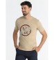 Victorio & Lucchino, V&L T-shirt com grafismo redondo bege