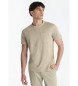Victorio & Lucchino, V&L Beigefarbenes Basic-T-Shirt