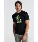 Victorio & Lucchino, V&L T-shirt with black logo appliqué