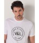 Victorio & Lucchino, V&L Puff Logo Kurzarm-T-Shirt weiß