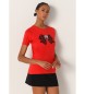 Victorio & Lucchino, V&L Short sleeve t-shirt with jewel red bow