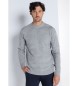 Victorio & Lucchino, V&L Abstrakter Jacquard-Pullover grau