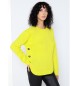 Victorio & Lucchino, V&L Buttoned jumper with yellow box collar