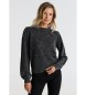 Victorio & Lucchino, V&L Openwork knitted jumper with grey jewels