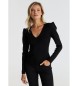 Victorio & Lucchino, V&L Fitted jumper with black V-neckline