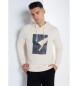 Victorio & Lucchino, V&L Grafca Paisley sweatshirt med hætte