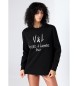 Victorio & Lucchino, V&L Sweatshirt med kornmönster - svart