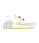 Voile blanche Sneakers Club 01 in pelle bianca