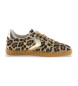 Voile blanche Zapatillas de Piel Ines animalprint