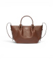 Weekend Max Mara Bolso de Piel Wkadritto marrón