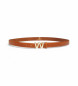 Weekend Max Mara West brown leather belt