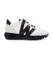 Wonders Zapatillas de Piel Racer blanco