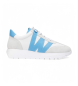 Wonders Skórzane sneakersy Racer w kolorze białym