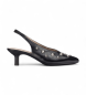Wonders FlexFit 23 leren schoenen zwart