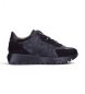 Wonders Leder-Sneaker Odisei01 schwarz