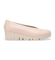 Wonders Fly nude leather loafers