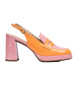 Wonders Amelia tofarvede loafers i læder APRICOT/BLUSH