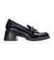 Wonders KIMBA black leather loafers
