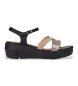 Wonders Sandalias de Piel Flynn 83 marrón, negro