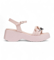 Wonders Claire Leather Sandals Pink