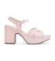 Wonders Leather Sandals Lisbon pink