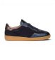Wonders Leren sneakers Lai marineblauw