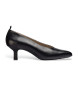 Wonders Flex Fit Lederschuhe schwarz