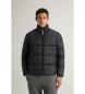 Woolrich Kurtka puchowa Cloud z mikropolaru w kolorze czarnym