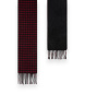 Woolrich Bufanda de cuadros Check negra, roja