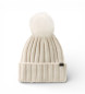 Woolrich Gorro Cash Pom Pom beige
