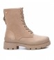 Xti Beige suede ankle boots