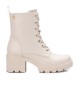 Xti Ankle boots 141840 beige -heel height: 6cm