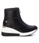 Xti Sportive ankle boots with black wedge -Height 6 cm Xti Sportive ankle boots with black wedge -Height 6 cm