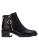 Xti Low black ankle boots