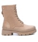 Xti Beige Wildleder-Stiefeletten