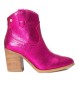 Xti Ankle boots 142330 fuchsia -height heel 7cm