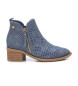 Xti Leather ankle boots 143961 blue