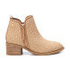 Xti Bottines en cuir 143962 taupe