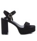Xti Sandals 141260 black -Heel height 11cm