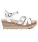 Xti Sandals 142853 white -Height wedge 6cm