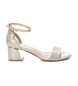 Xti Sandalen 142867 goud -Helhoogte 6cm